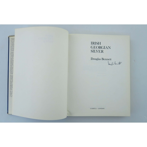 211 - Douglas Bennett, Irish Georgian Silver, 1972, Cassell & Co, the title page signed by the author, blu... 