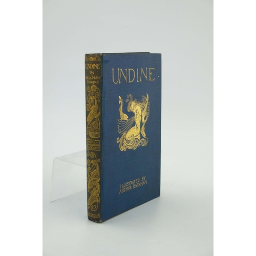 216 - Arthur Rackham, illustrator, Undine, by W.L. Courtney, 1909, William Heinemann, London, gilt tooled ... 