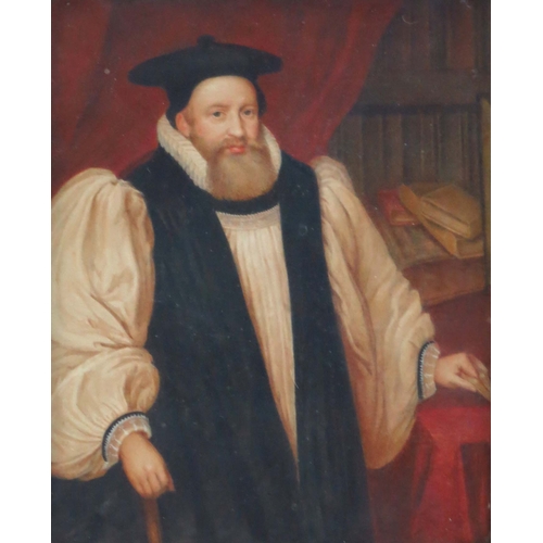 252 - Robert William Satchwell (British, late 18th/early 19th Century), portrait of Archbishop Abbott, fro... 