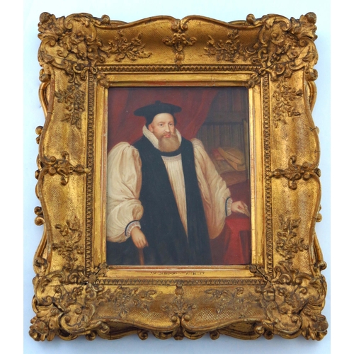 252 - Robert William Satchwell (British, late 18th/early 19th Century), portrait of Archbishop Abbott, fro... 