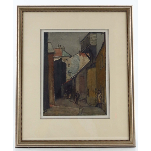 279 - Clarence V. Mackenzie (British, 1889-1949), Brixham, signed and titled verso, watercolour, 34 by 25c... 