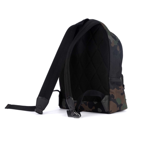 281 - Burberry, a nylon Abbeydale backpack, featuring a camouflage patterned nylon twill exterior, with a ... 