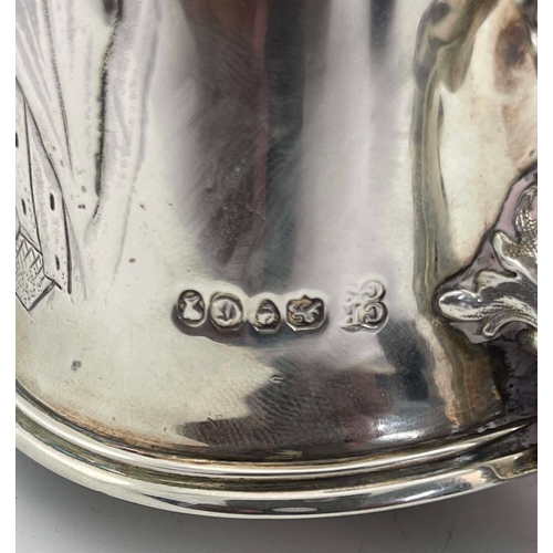 66 - An early Victorian silver fairy tale christening mug, Charles Reily and George Storer, London 1838, ... 