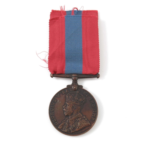 353 - George V Imperial Service Medal, awarded to Arthur Adcock, cased, together with a George V Special C... 