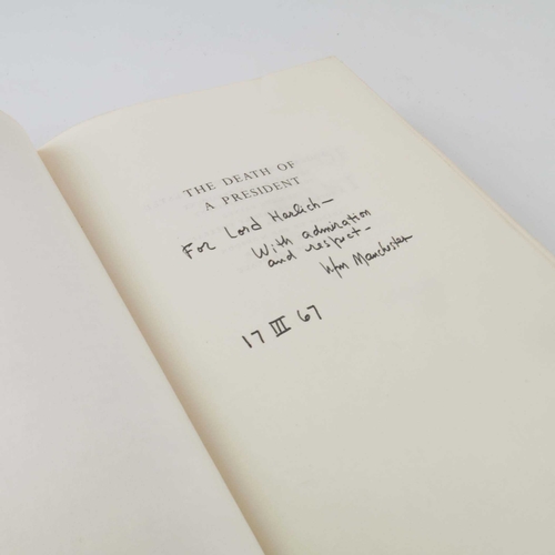 581 - Manchester, William, The Death of a President, 1967 first edition, signed by the author and dedicate... 