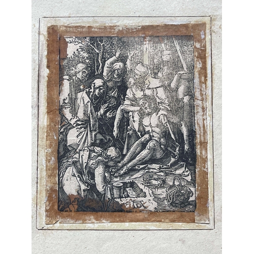 606 - Albrecht Durer (German, 1471-1528), The Lamentation, Small Passion, (after 1509-1511), Bartsch 43; M... 