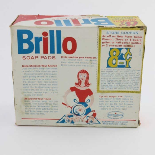 619 - Andy Warhol (American, 1928-1987), Brillo Soap Pads box, multiple, signed in black maker pen, 13.5 b... 