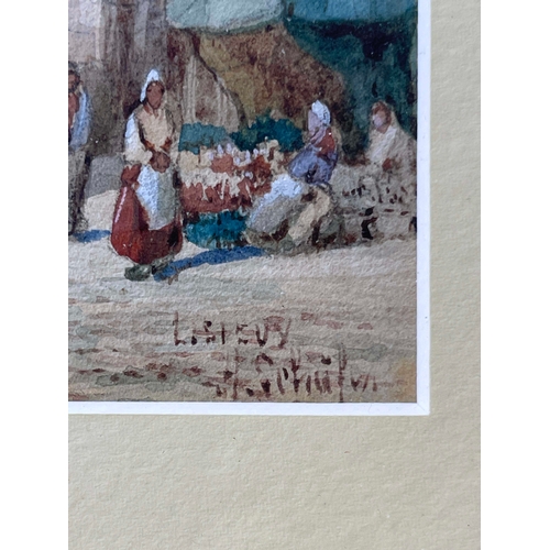 633 - Henry Schafer (British, 1833-1916), Lisieux, signed l.r., watercolour.  25 by 19cm, framed