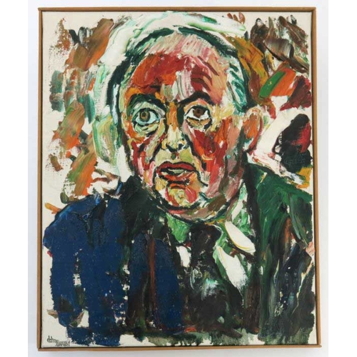 709 - John Randall Bratby R.A. (British, 1928-1992), portrait of Lord Thorneycroft, Chancellor of the Exch... 