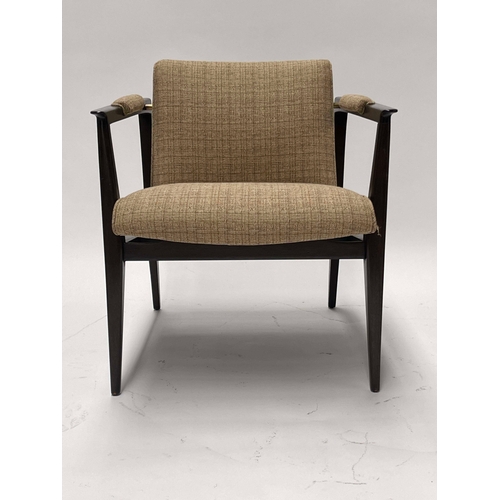 756 - Edward J. Wormley (American, 1907-1995), for Dunbar, a lounge armchair, designed 1950s, mahogany fra... 