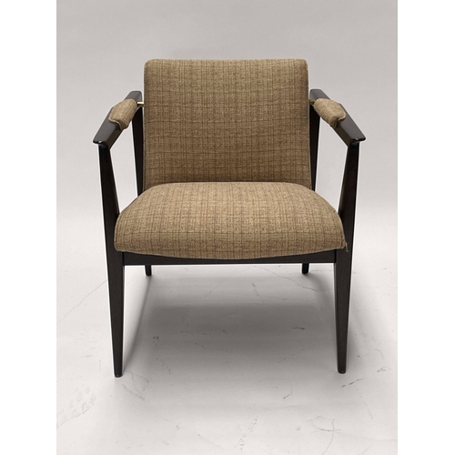 756 - Edward J. Wormley (American, 1907-1995), for Dunbar, a lounge armchair, designed 1950s, mahogany fra... 