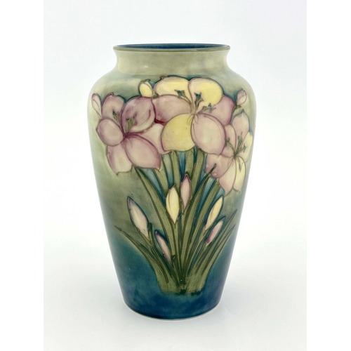 871 - Walter Moorcroft, an African Lily vase, circa 1947, shouldered form, impressed marks and underglaze ... 