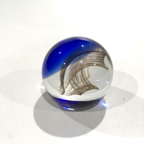 209 - A boxed limited edition set of Caithness 'Four Elements' glass paperweights, designed by Colin Tarri... 