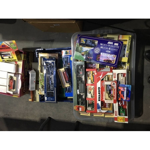 131 - A large collection of approx 200 diecast car models, mostly Lledo Days Gone, also Exchange and Mart,... 