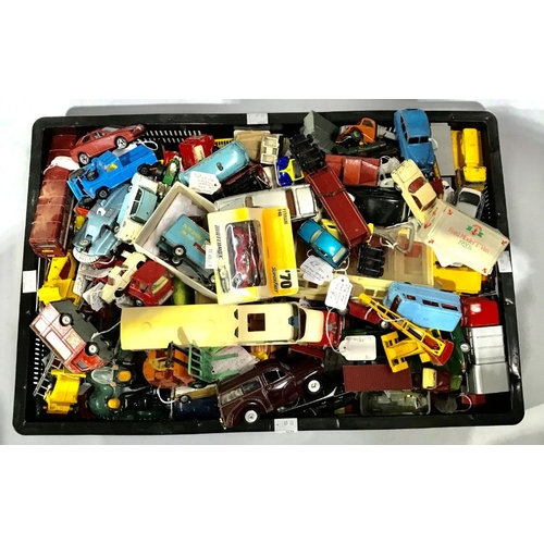 59 - A collection of die-cast model cars and toys, to include Corgi, Dinky, Matchbox (50+)