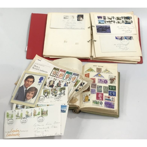 259 - The Albion stamp Album containing GB and Worldwide stamps, together with GB first day covers etc