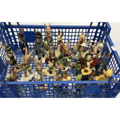 315 - A collection of twenty Royal Doulton Bunnykins figures, including Paperboy, Bathtime, Schooldays, Bi... 