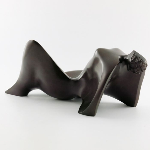 863 - Dorothy Brook (British, 20th/21st Century), Reclining Nude, bronze, from an edition of 9, 20cm high,... 