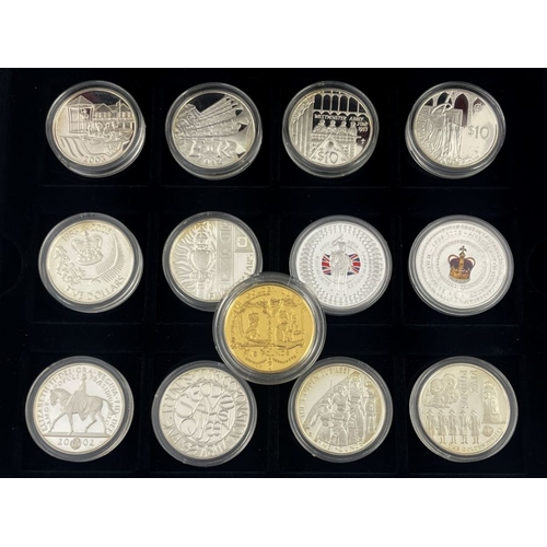 283 - Elizabeth II, The Queen's Golden Jubilee Silver Proof Collection 2002, to include twenty-five Five P... 