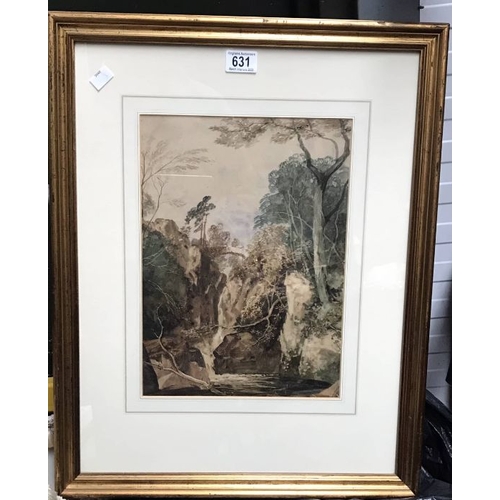 631 - After Angelica Kauffman, a pair of prints, a 19th Century watercolour, two tourist oils and a print ... 