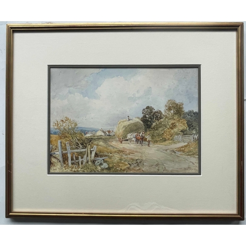 314 - David Bates (British, 1840-1921), At Colwall, Malvern, signed and dated 1904, watercolour, 25 by 36c... 