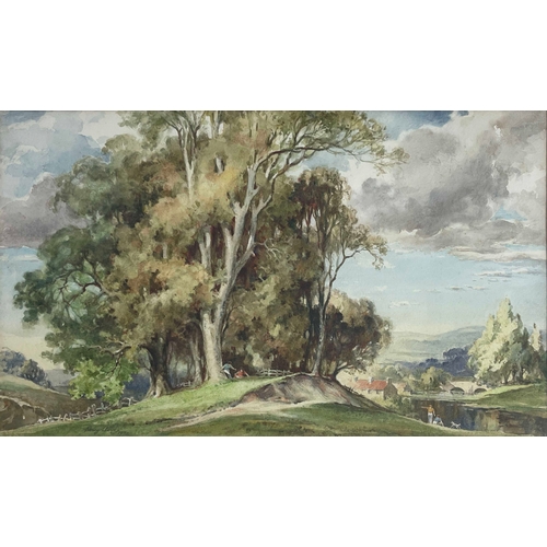 317 - Percy Lloyd (British, 1886-?), Peak District landscapes, three, signed, one dated 1972, watercolour,... 