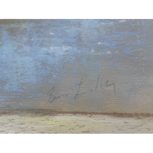 319 - Brian Lindley (British, 20th Century), Honfluer - Normandy, signed l..r, titled verso, pastel, 31 by... 