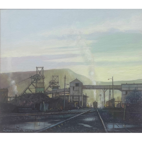 321 - Laurence Roche (British, 1944), Colliery, signed l.l., titled and dated 1992 verso, gouache, 22 by 2... 