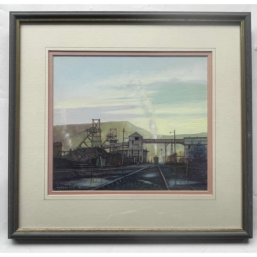 321 - Laurence Roche (British, 1944), Colliery, signed l.l., titled and dated 1992 verso, gouache, 22 by 2... 