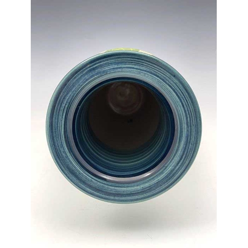 663 - Sally Tuffin for Dennis Chinaworks, Datura pattern vase, Etruscan form, 2002, marked No 1, 41cm high