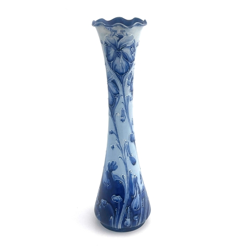 685 - William Moorcroft for James MacIntyre, a Florian Violet vase, circa 1899, waisted baluster form with... 