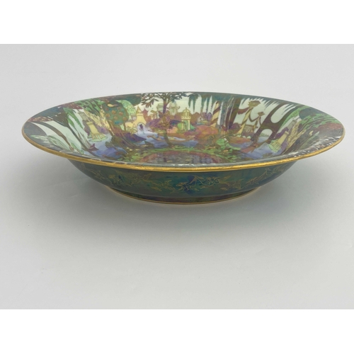 732 - Daisy Makeig-Jones for Wedgwood, a Fairyland lustre Gondola pattern Lily bowl, circa 1920, pattern N... 