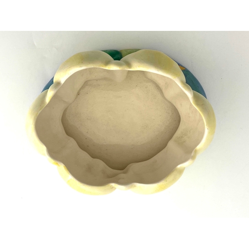 741 - Clarice Cliff for Newport Pottery, a Water Lily bowl, relief moulded, printed Clarice Cliff mark, 22... 