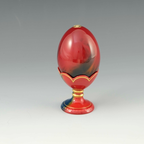 815 - A Royal Doulton flambé egg, boxed No754