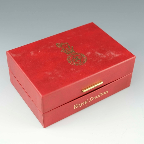 815 - A Royal Doulton flambé egg, boxed No754