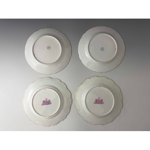 820 - Four early 19th century porcelain plates, two Spode 1250 Imari pattern, circa 1810, two John Ridgway... 