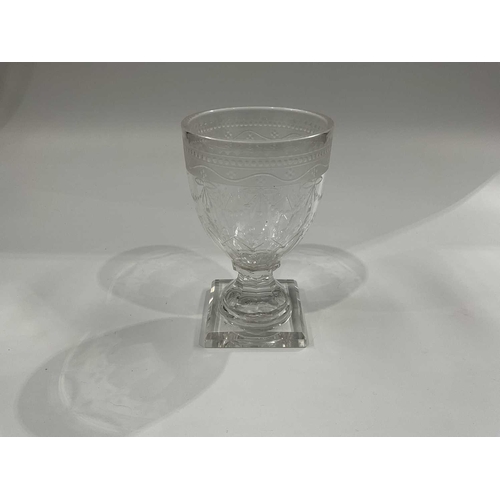 141B - Cut Glass Rummer