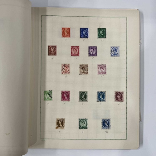 144D - A large collection of British stamps, KaBe album containing Penny reds, and blocks of later stamps, ... 