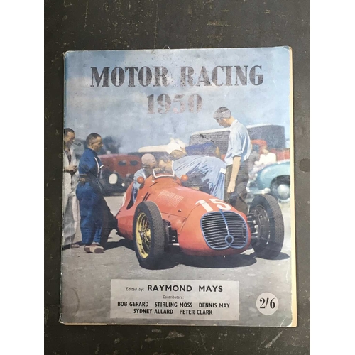 167 - Motor Racing 1950, first edition of Silverstone magazine, signed by Stirling Moss