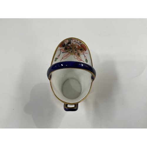 180D - A Royal Crown Derby witches pattern miniature coal scuttle, pattern No. 6299, date code for 1911, 6c... 