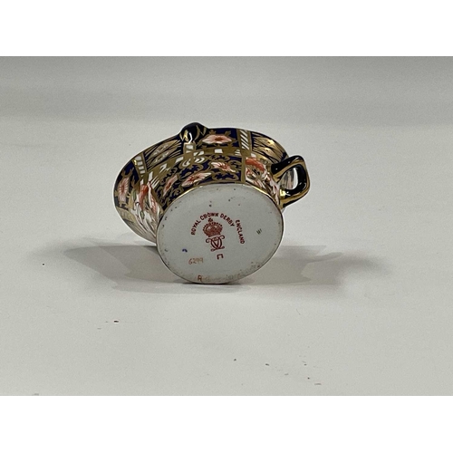 180D - A Royal Crown Derby witches pattern miniature coal scuttle, pattern No. 6299, date code for 1911, 6c... 