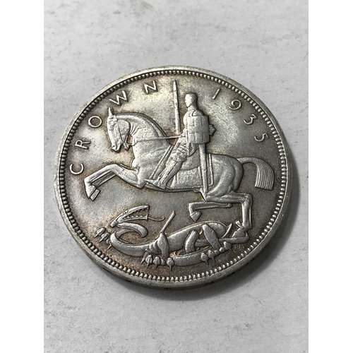 228 - George V, Rocking Horse crown, dated 1935