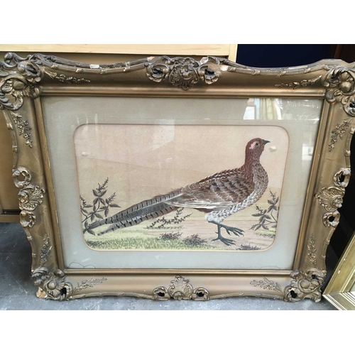 456 - ... Grove (British, late 19th Century), naive still life of fish, fishing rod and basket, signed l.r... 