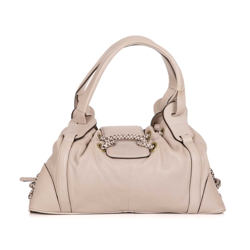 Mulberry a small Agyness handbag crafted from pale rose leather