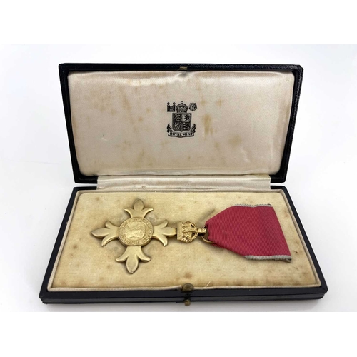 71 - The Most Excellent Order of The British Empire OBE, a George V civilian medal on ribbon, in a fitted... 