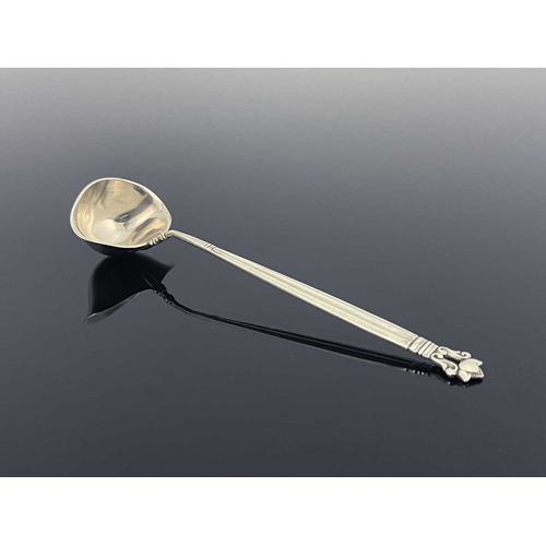 120 - Johan Rohde for Georg Jensen, a Danish Secessionist silver Acorn toddy ladle, Copenhagen 1925, 15cm ... 