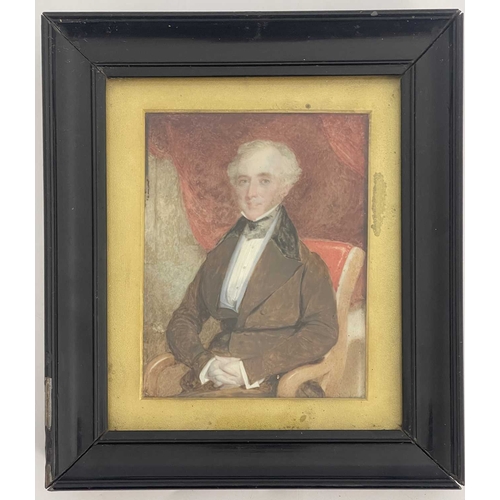 234 - Attributed to George Harvey (British, 1806-1876), portrait of Dr Anderson, circa 1820-27, half-lengt... 