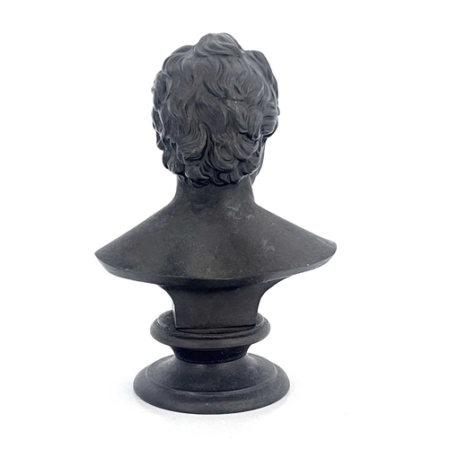 236 - Leonard Posch, Austria 1750-1831, A Berlin cast iron portrait bust, Goethe, impressed title, on circ... 