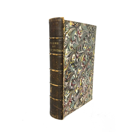 284 - Whitman, Walt and Rossetti, W M (ed), 1868, Poems, London: John Camden Hotten, first edition, 403pp.... 