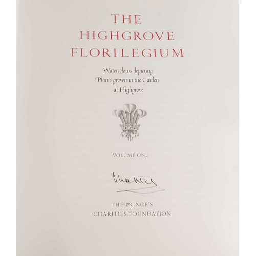 290 - The Highgrove Florilegium, watercolours depicting plants grown in the Garden at Highgrove, 2008-09, ... 